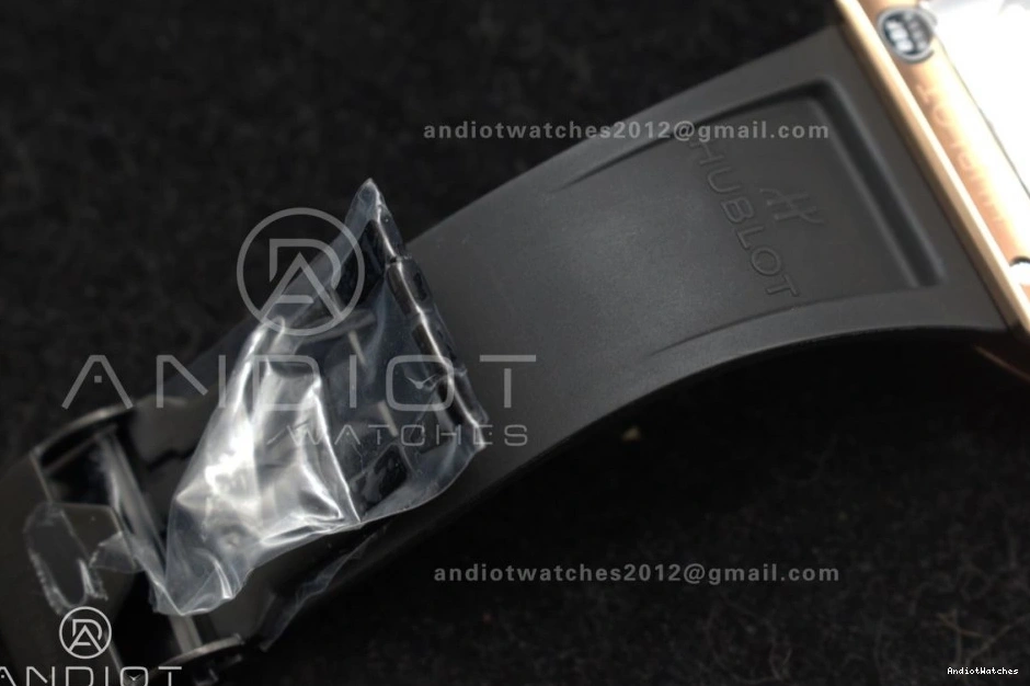 Edition 42mm Strap 1116 Square Bang Bezel RG 1:1 Rubber Black Best Dial A Skeleton on Unico Affordable Ceramic BBF 1022